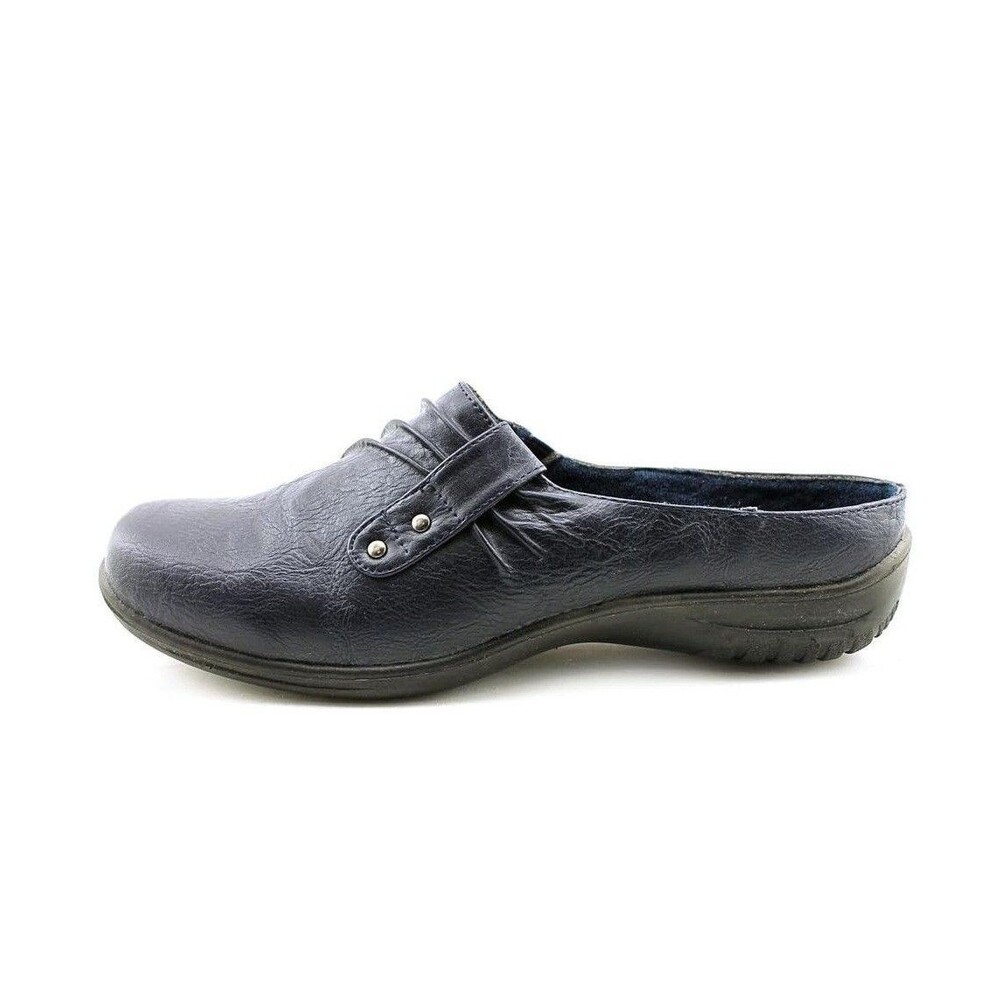 Easy Street Womens 8 M Navy Matte Holly Slip On Mules NIB YE7